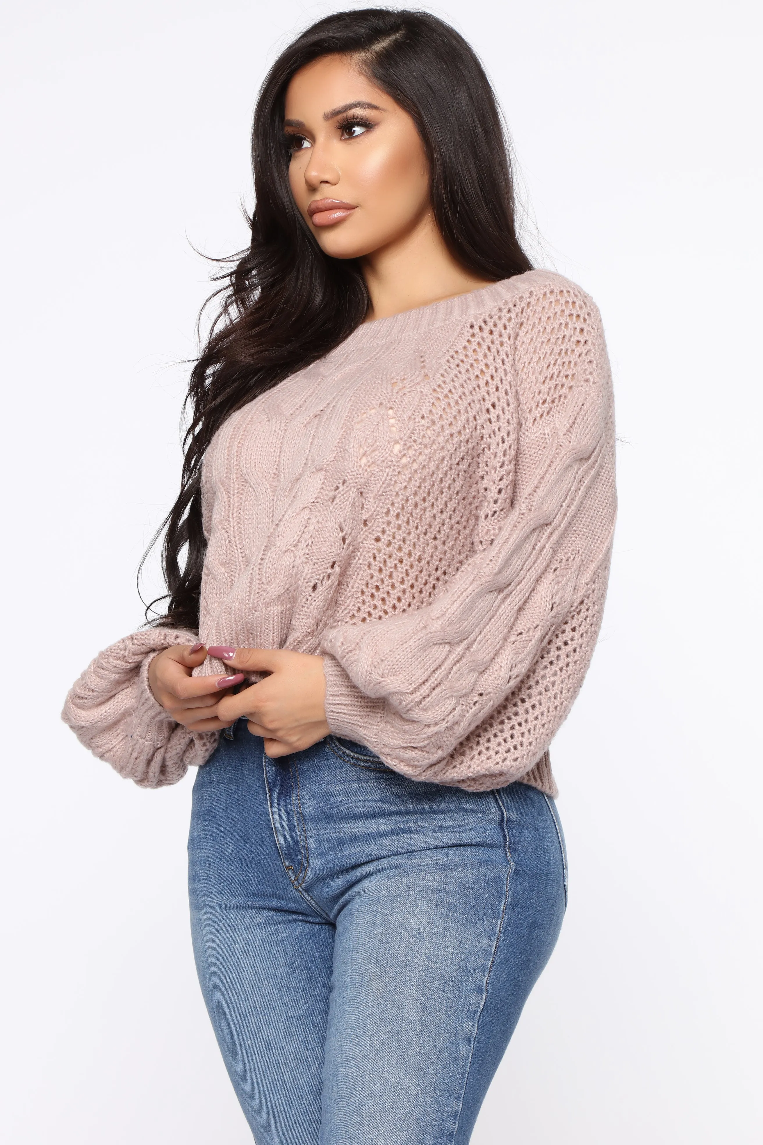 Always Got Your Back Sweater - Mauve