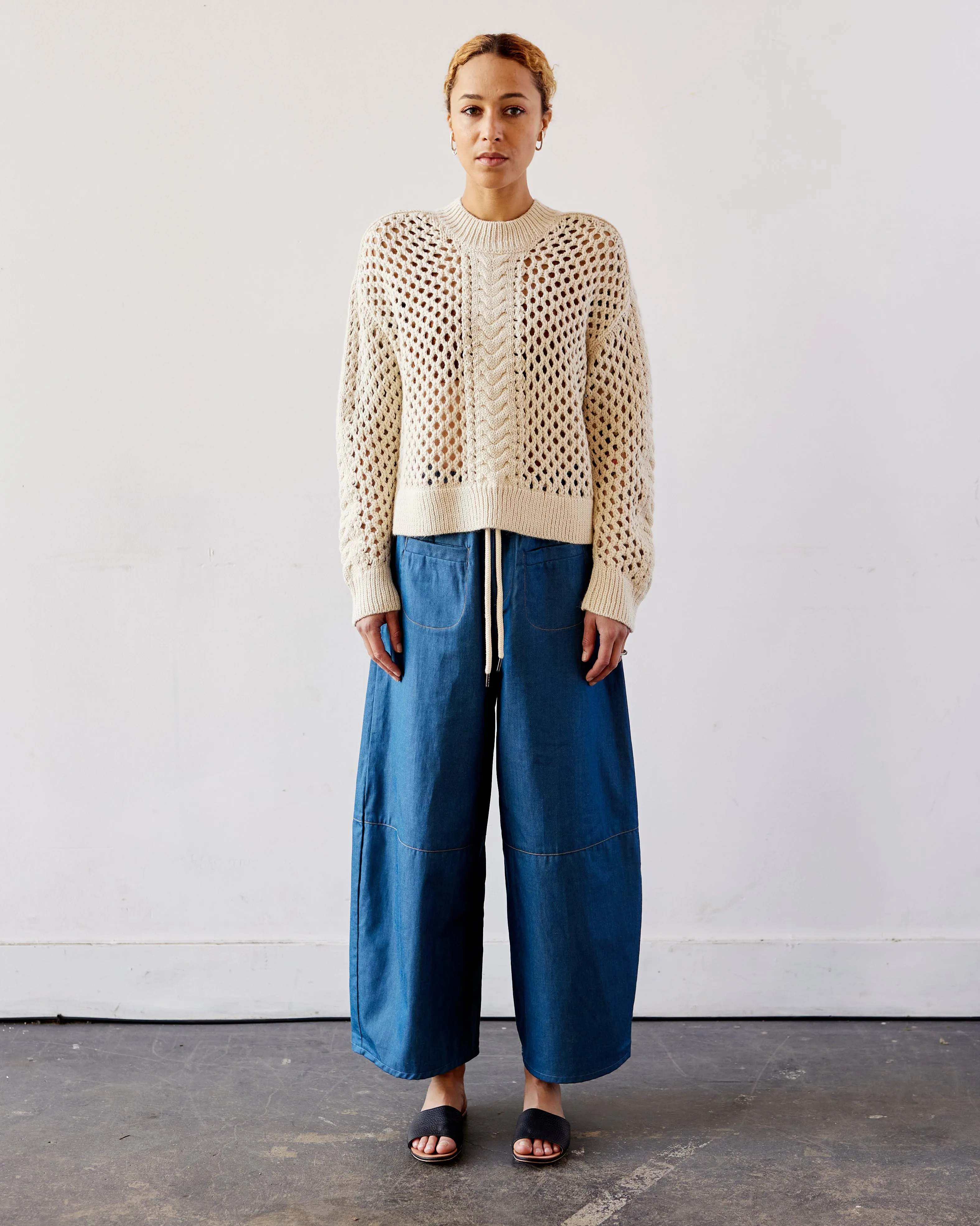 Atelier Delphine Larco Top, Cream