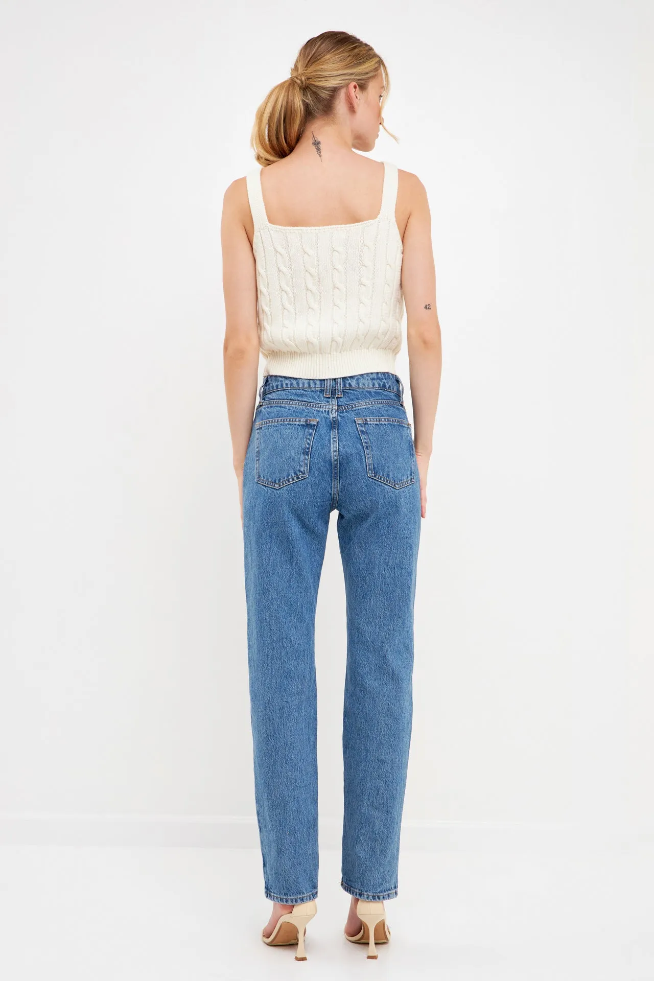 Cable Knit Tank Top