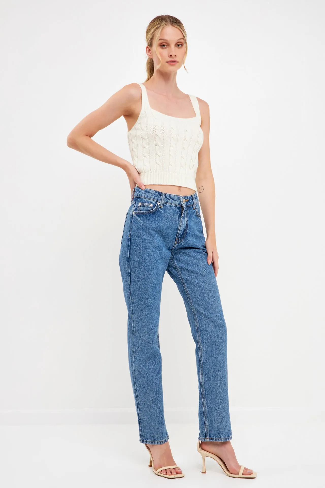 Cable Knit Tank Top