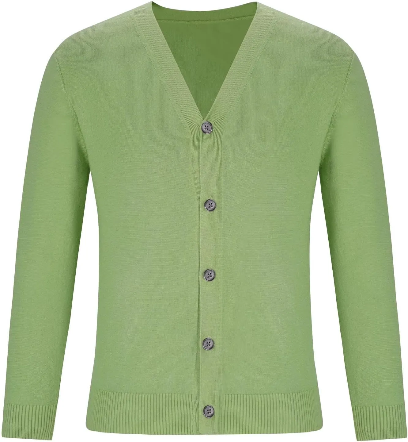 Classic V Neck Cardigans Sweaters for Men Casual Lightweight Button Down Knitted Sweater Tops Stretch Cardigan Jacket