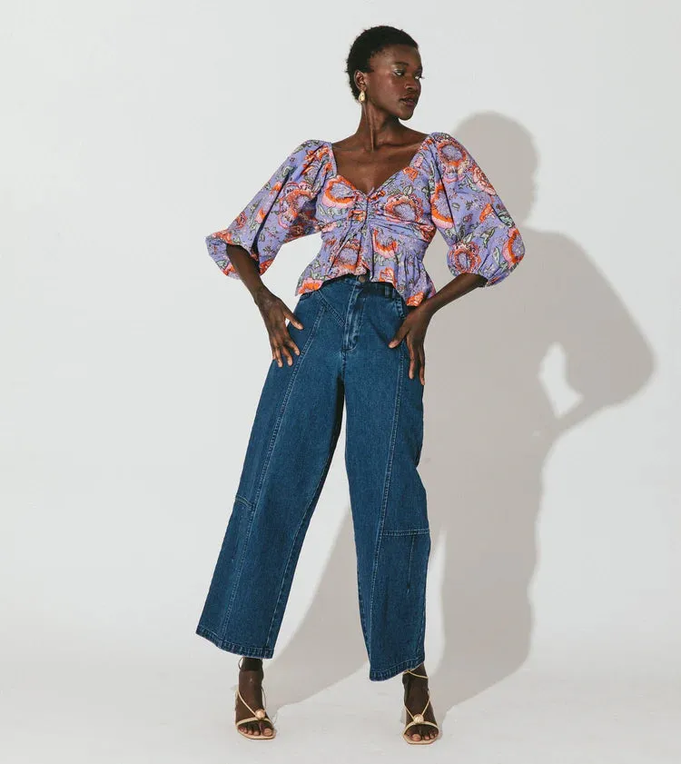 CLE Brenna Blouse in Minka