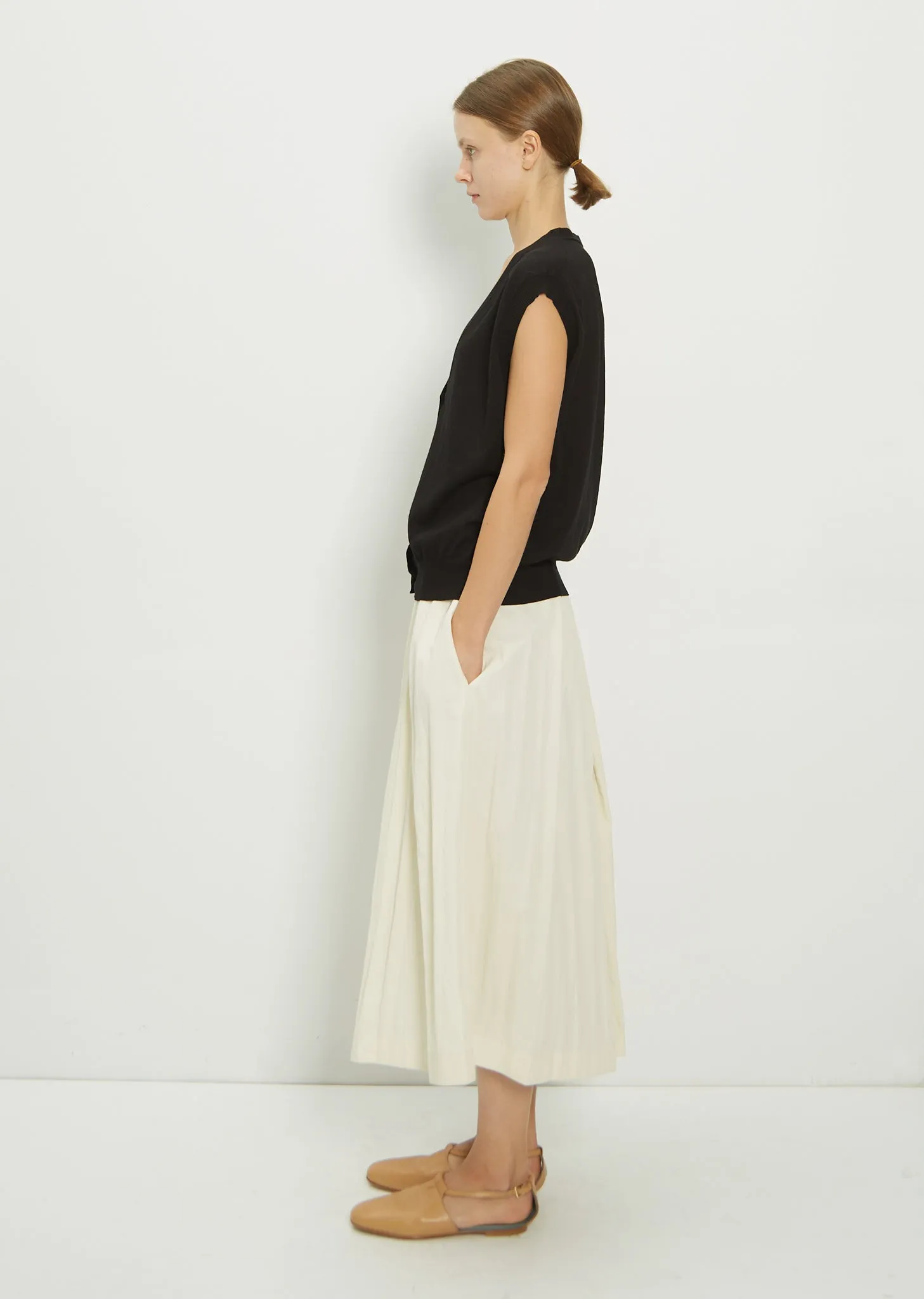 Cotton V-Neck Vest