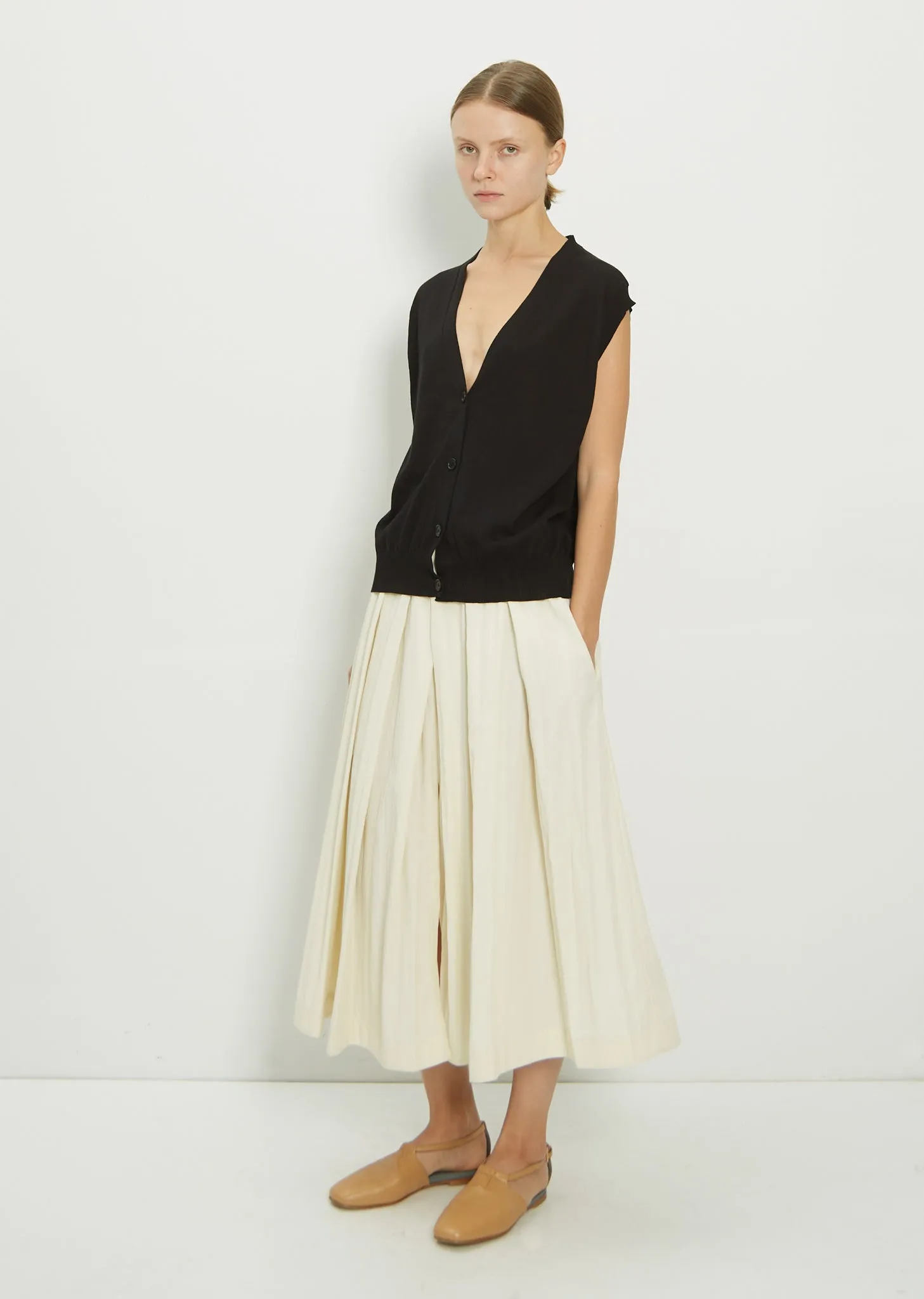Cotton V-Neck Vest