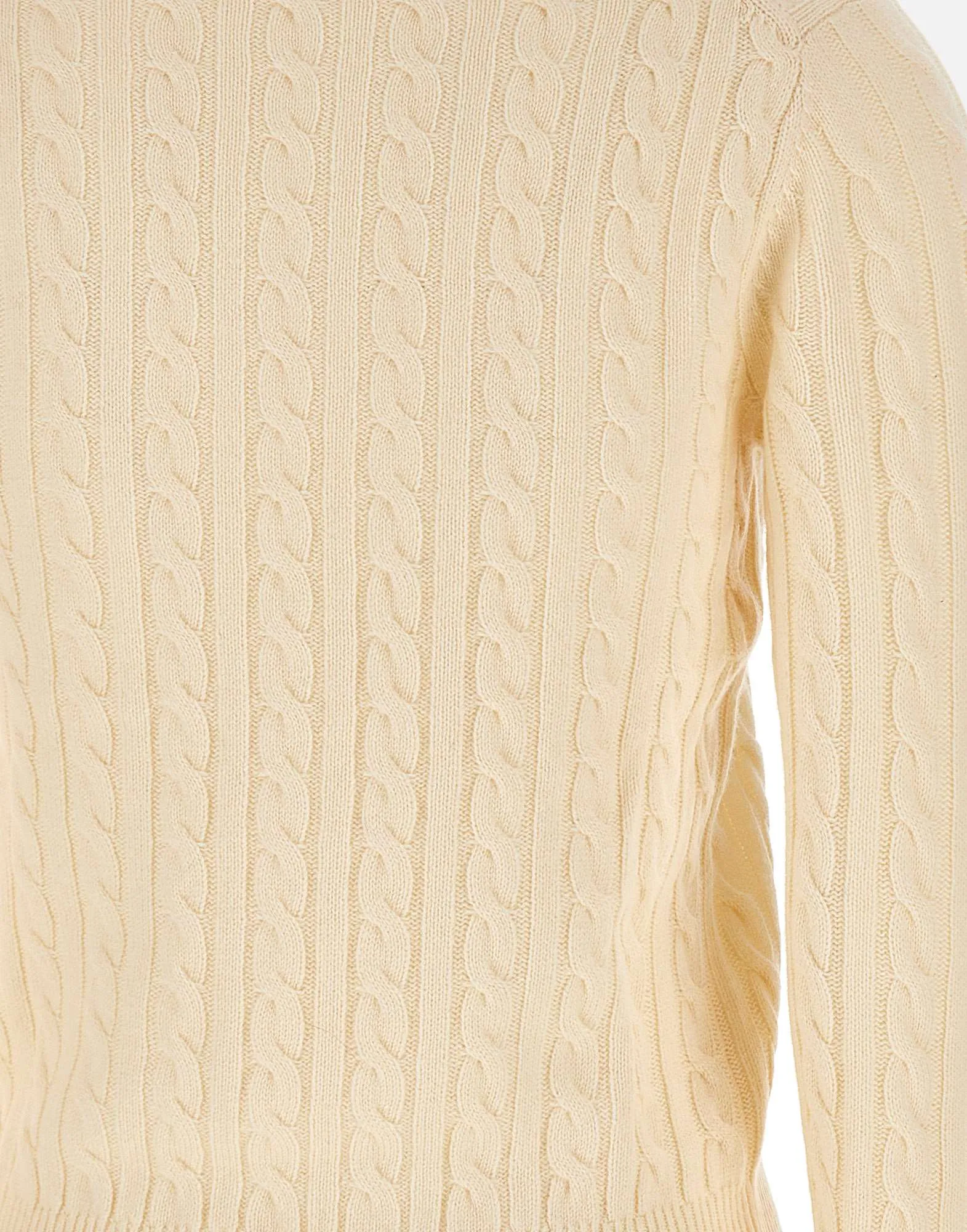 Cream Cable Knit Sweater for Women