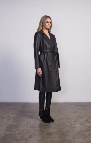 DEA THE LABEL - Theodora Trench BLACK