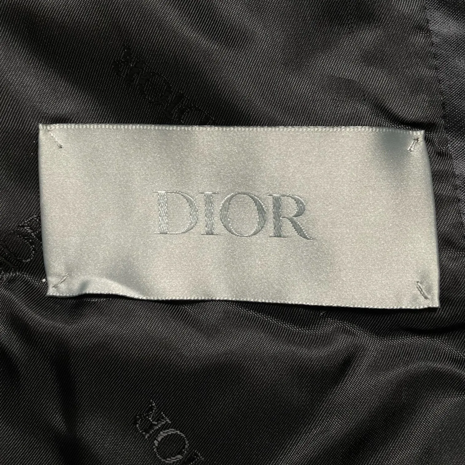 Dior x Alex Foxton Satin Bomber Jacket Dark Navy Pre-Owned