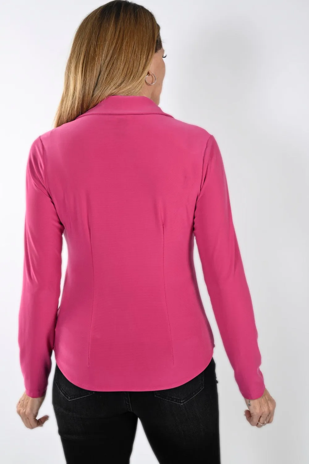 Frank Lyman Blouse 233023-MAG Magenta