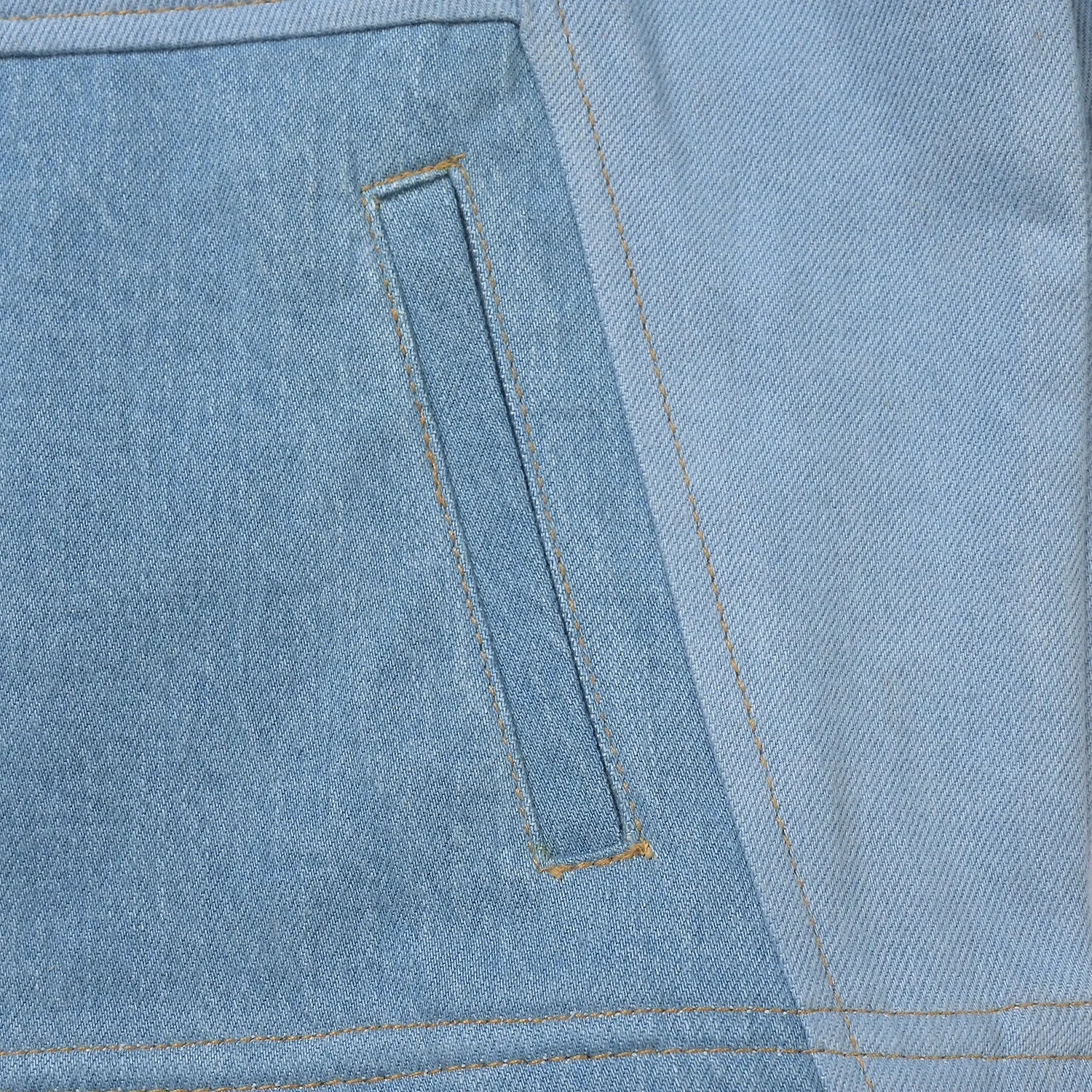 Girls Denim Jacket Character-Mid Blue