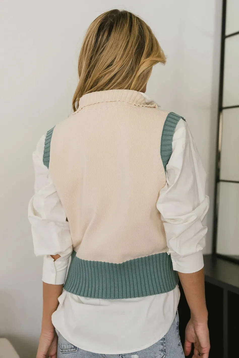 Gracie Button Up in Ivory - FINAL SALE