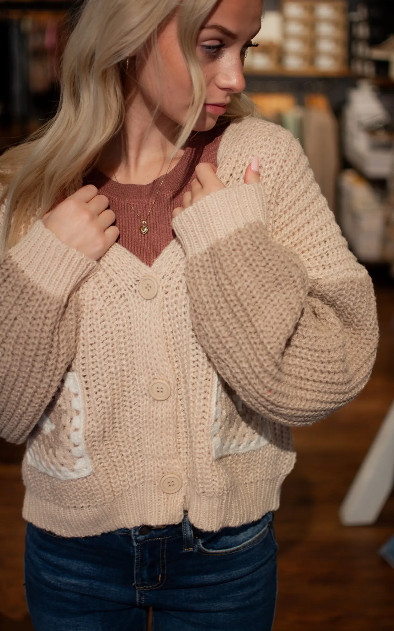 Granny Square Crochet Cardigan