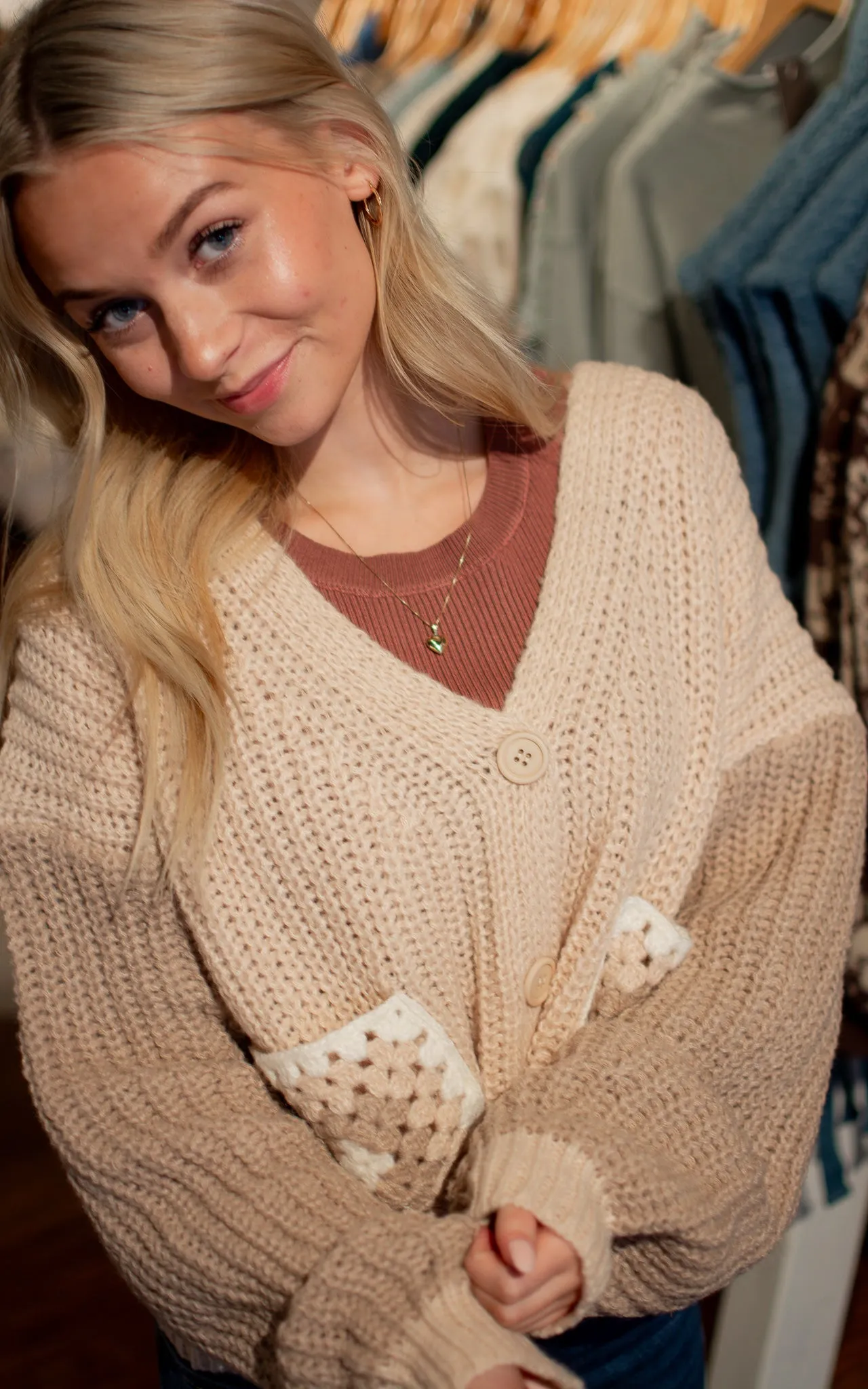 Granny Square Crochet Cardigan