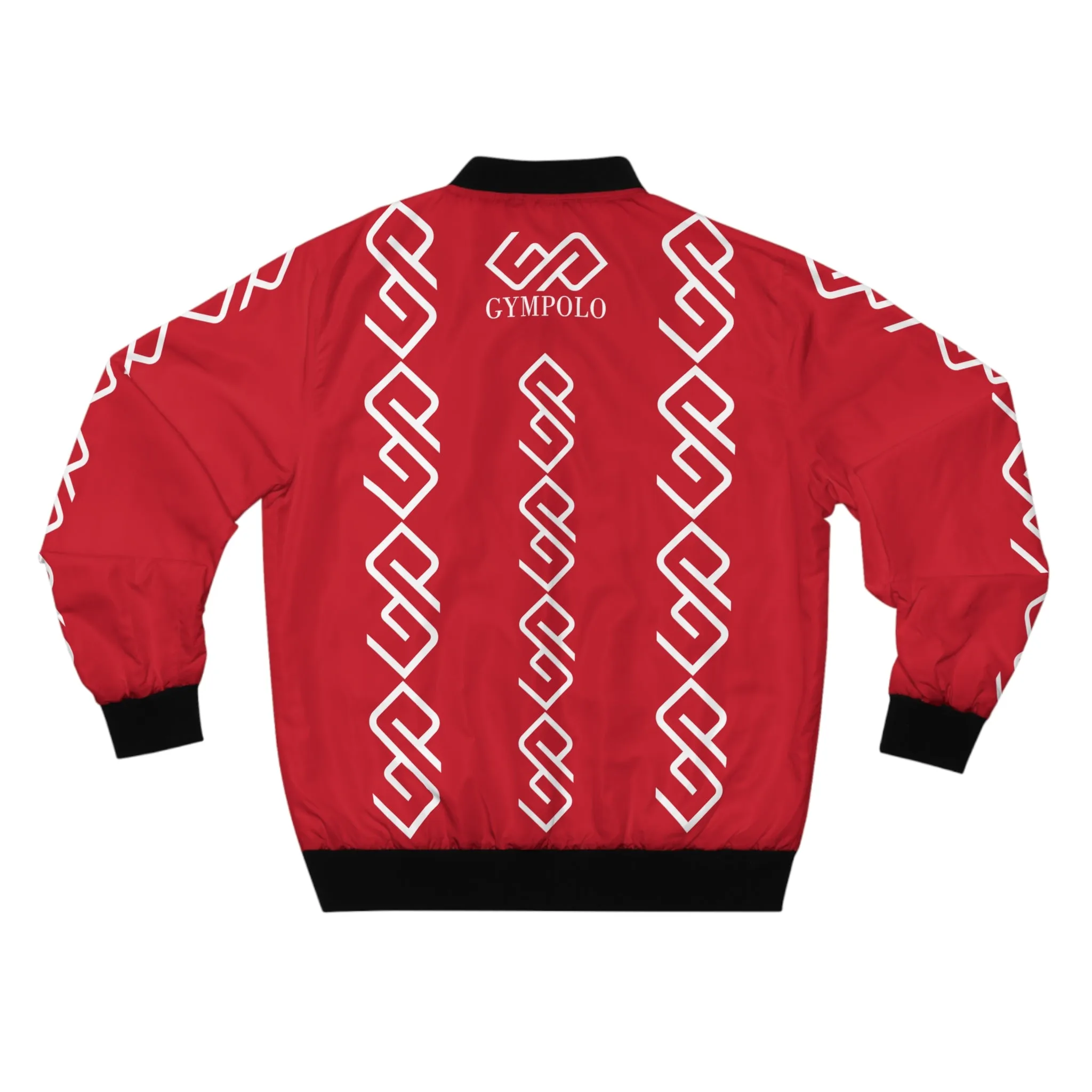GYMPOLO Men's Bomber Jacket - Red