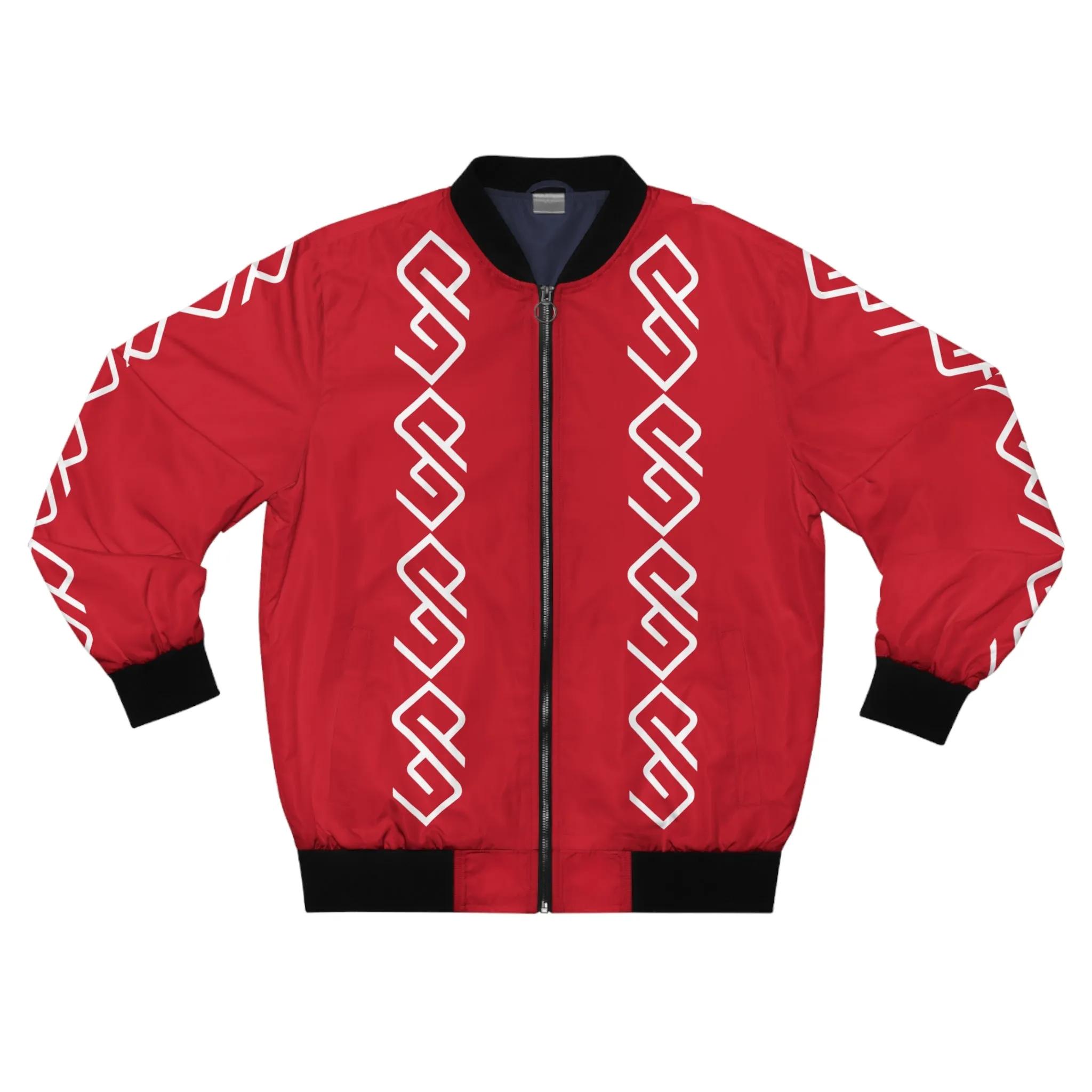 GYMPOLO Men's Bomber Jacket - Red