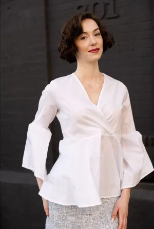 Hey Good Lookin' White V-Neck