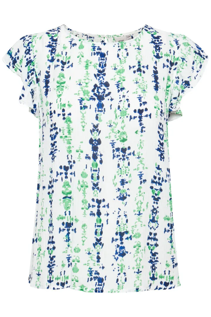 Ichi Ihmarrakech Blouse Greenbriar Ethnic