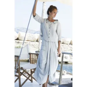 ITALIAN LINEN BUTTON UP JACKET