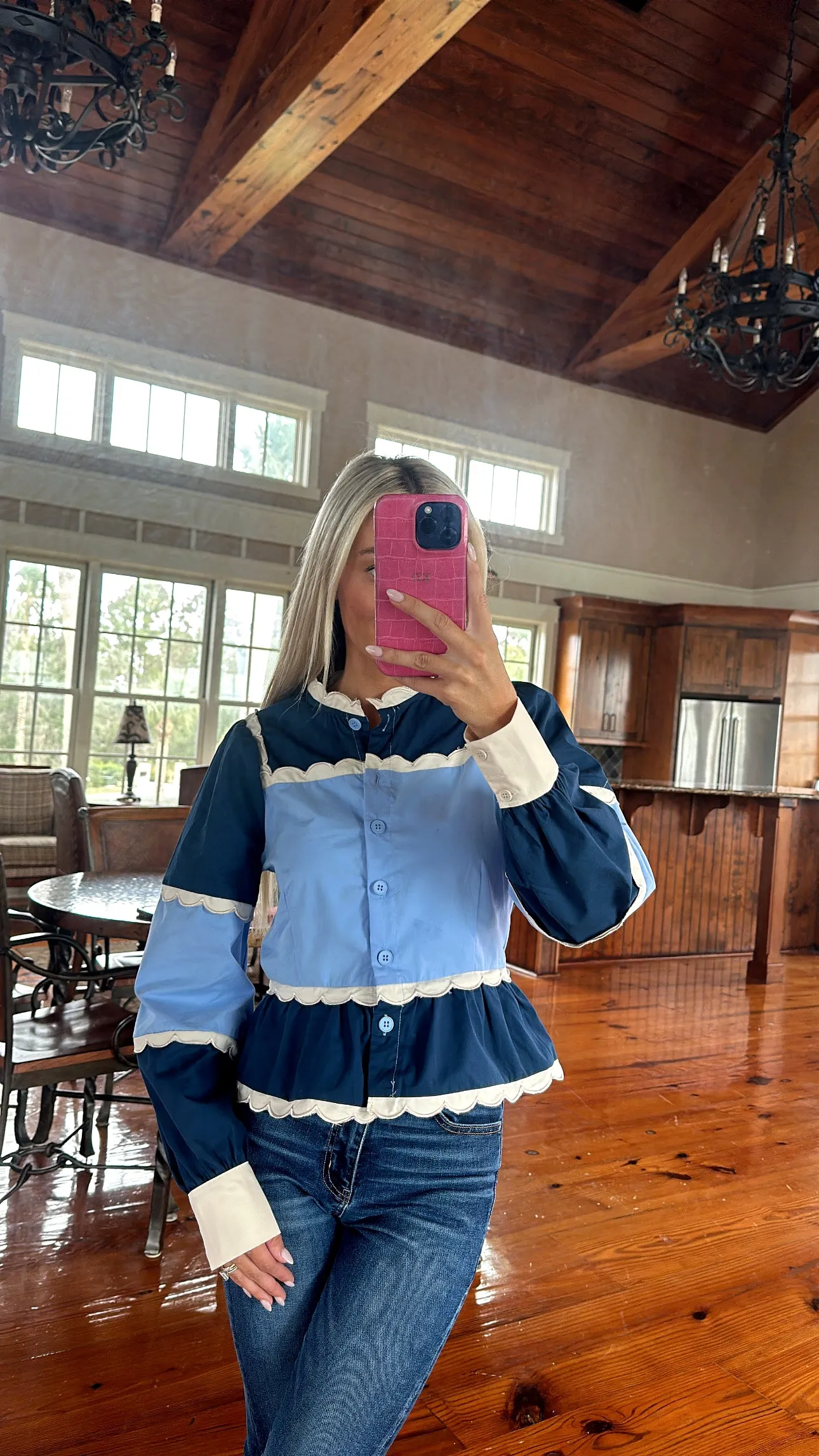 James Button Up Top