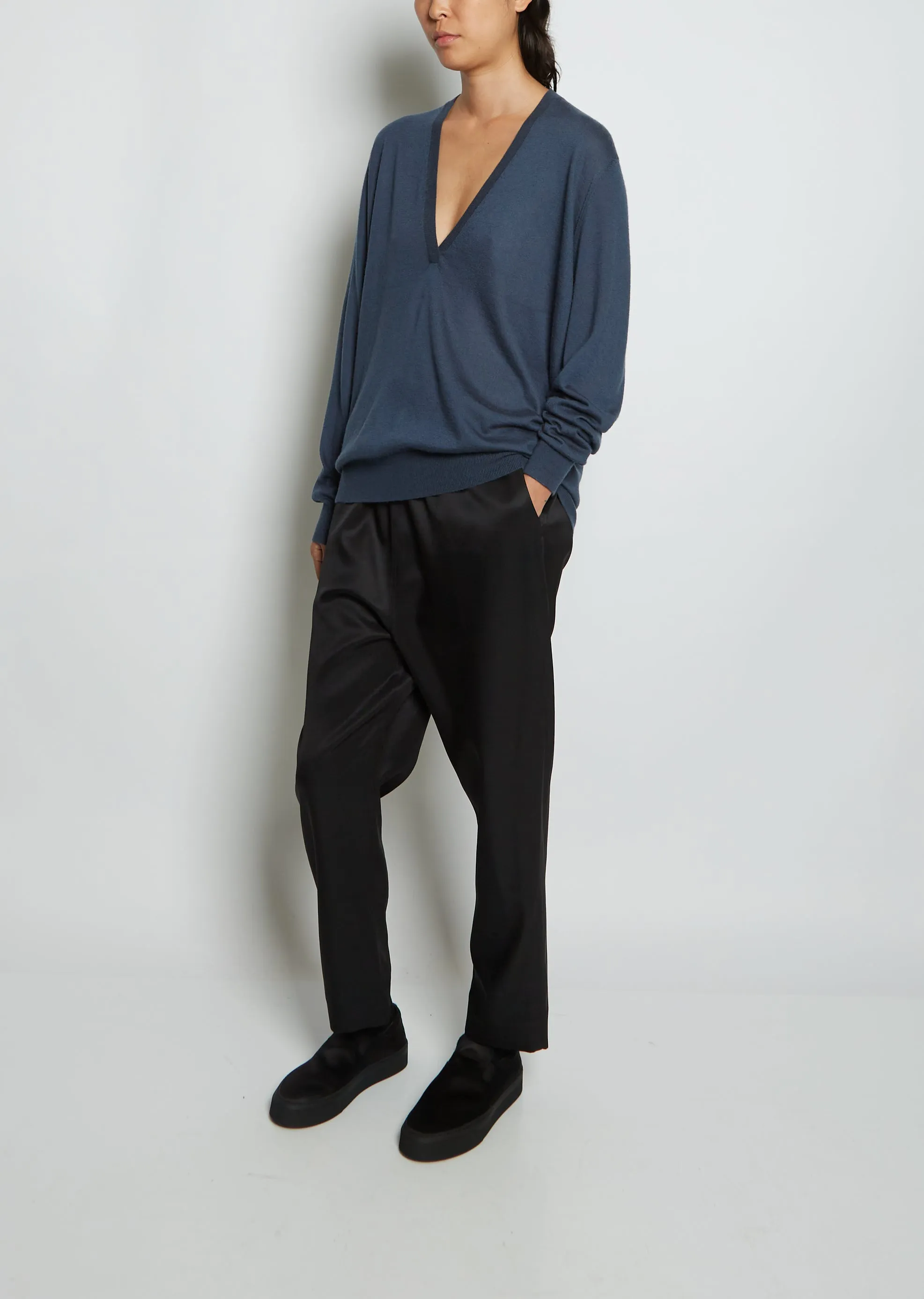 Johnny Deep V Cashmere Sweater — New Atlantis