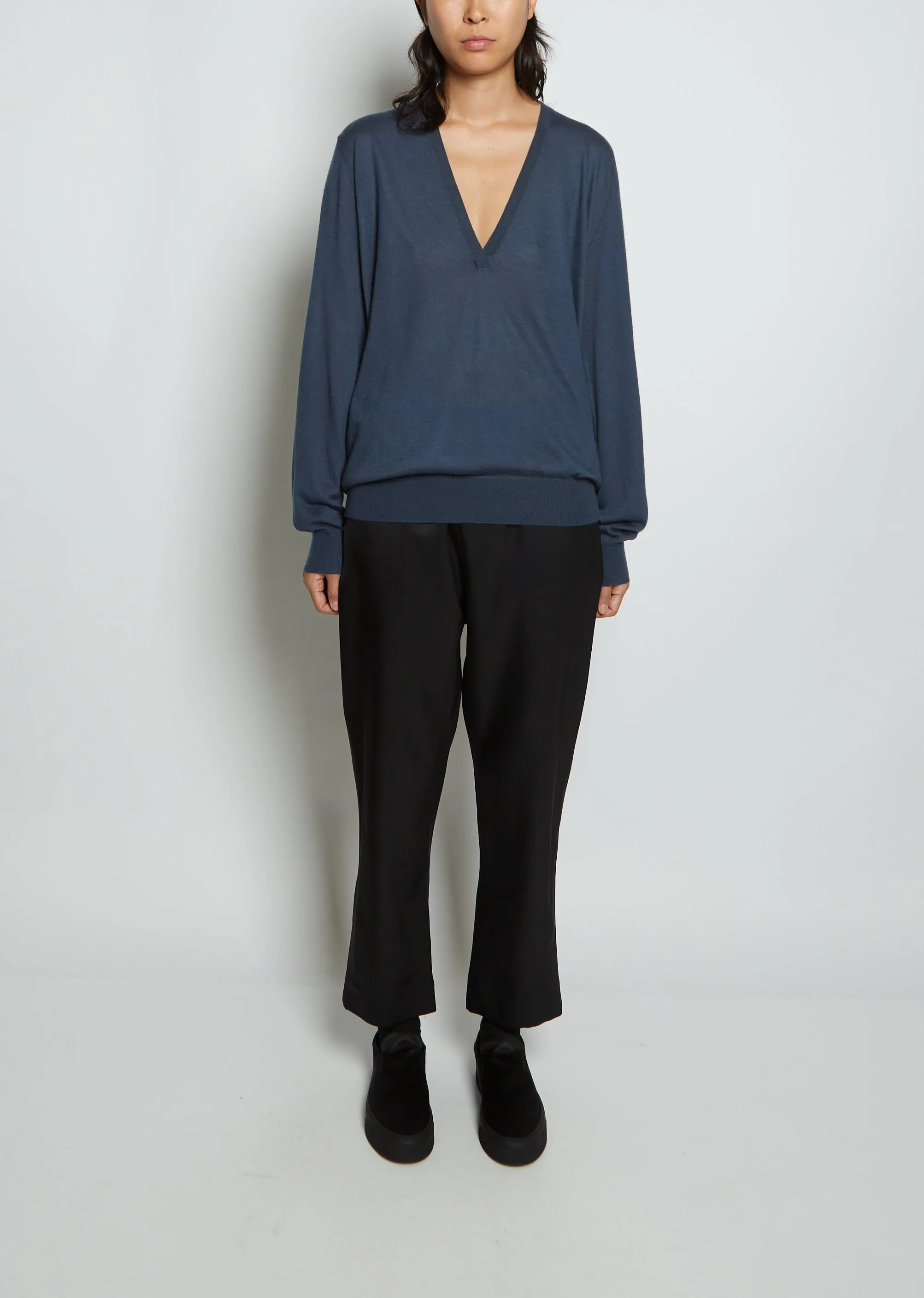Johnny Deep V Cashmere Sweater — New Atlantis