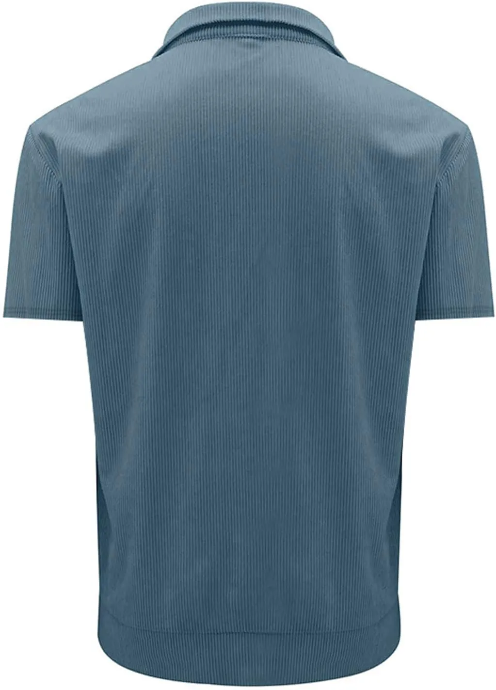 Mens 1/4 Button Sweater Short Sleeve Stand Collar Mens Sweatshirt Thermal Shirt Men's Sweatshirts No Hood, Mens Hoodie