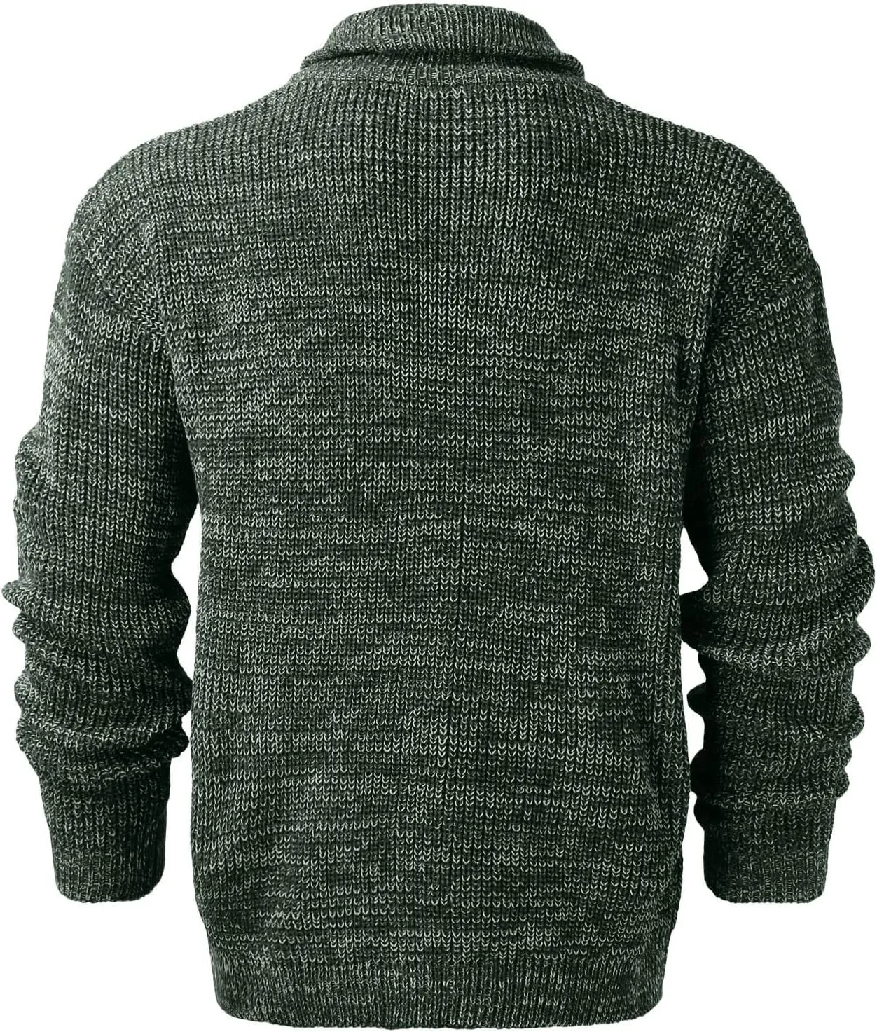 Mens Cable Knit Cardigan Sweater Shawl Collar Knit Blazer Jackets Button Down Fall Winter Faux Wool Chunky Sweaters