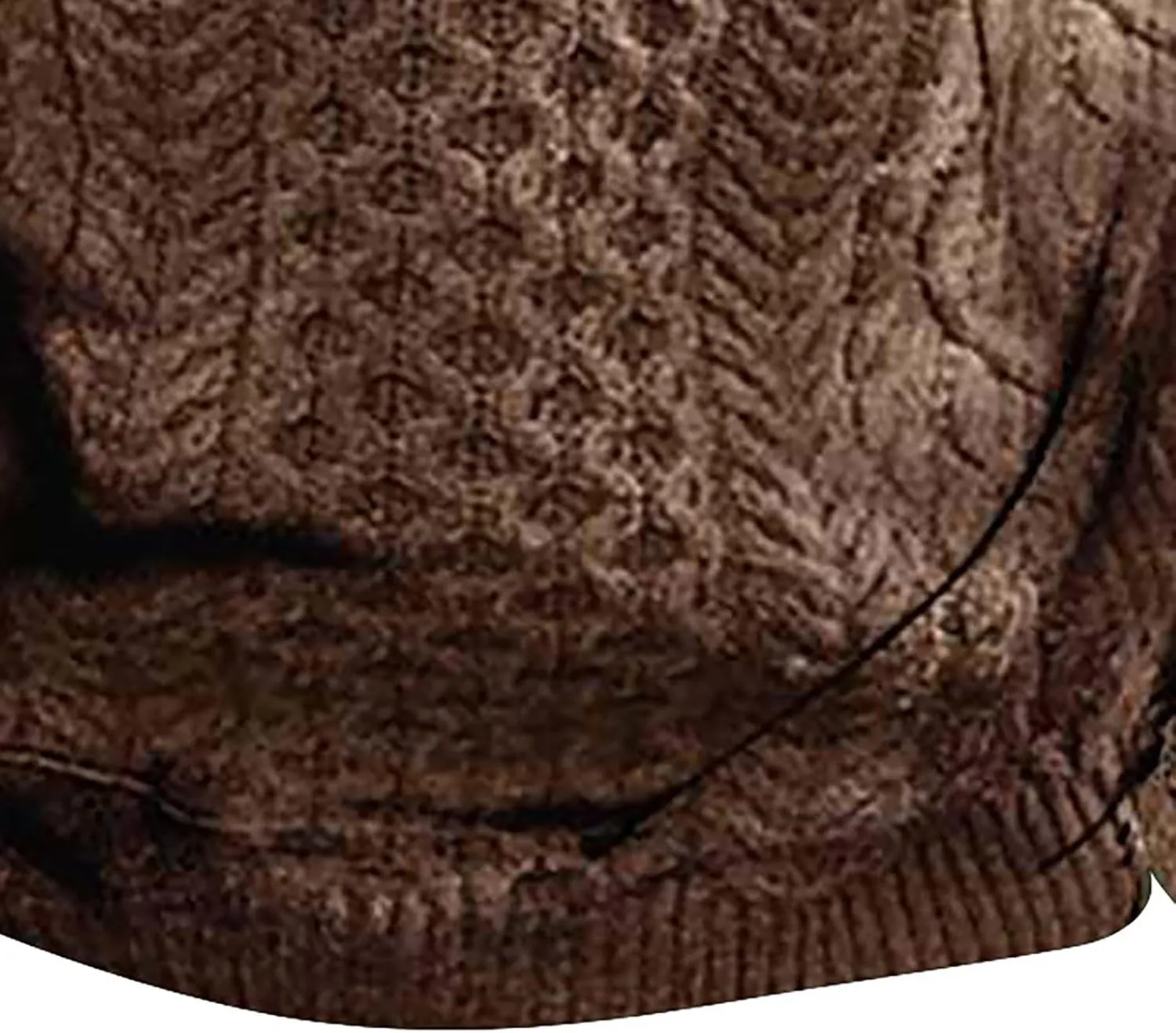 Mens Casual Twist Pattern Pullover Sweatshirts Long Sleeve Cable Knit Sweater Stand Collar Button Up Thermal Pullover