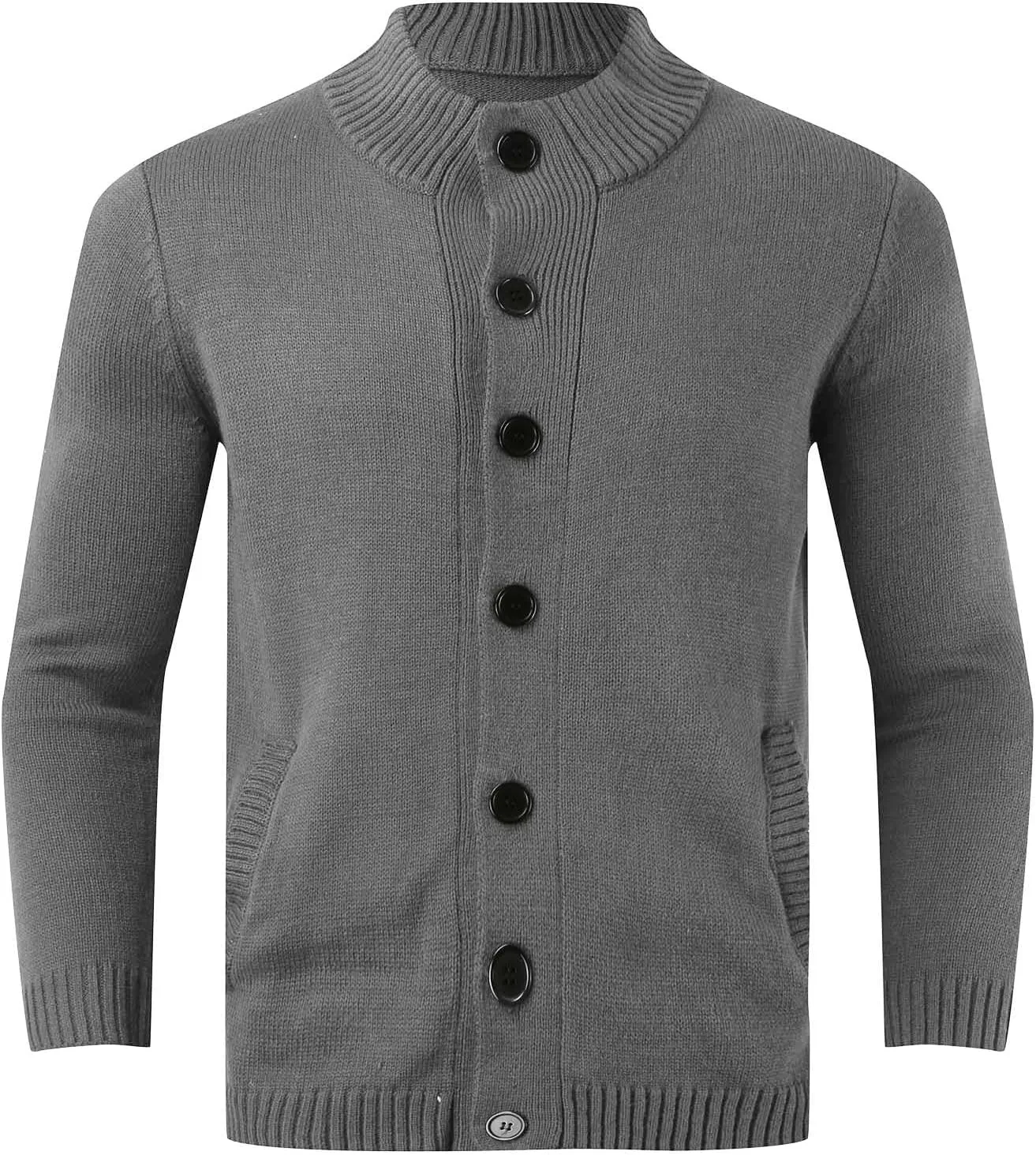 Mens Crewneck Sweater Warm Autumn and Winter Fashion Casual Cardigan Long Sleeve Mens Pullover Sweaters Dressy