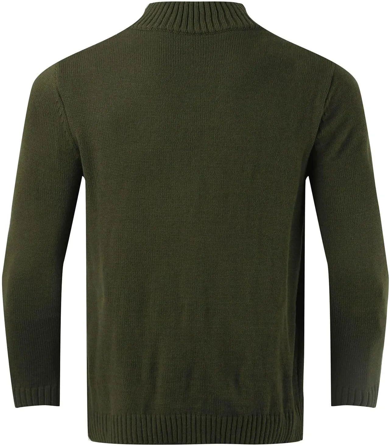 Mens Crewneck Sweater Warm Autumn and Winter Fashion Casual Cardigan Long Sleeve Mens Pullover Sweaters Dressy