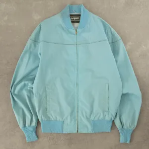 MEN'S VINTAGE 1980S CAMPUS BOMBER JACKET - LARGE