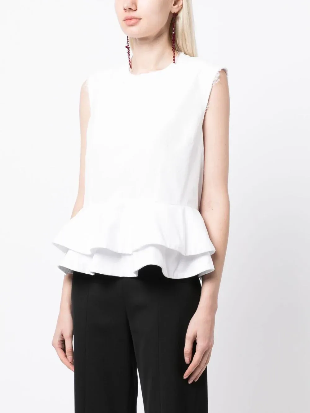 Peplum Tank Blouse