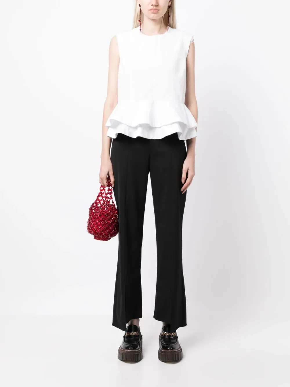 Peplum Tank Blouse