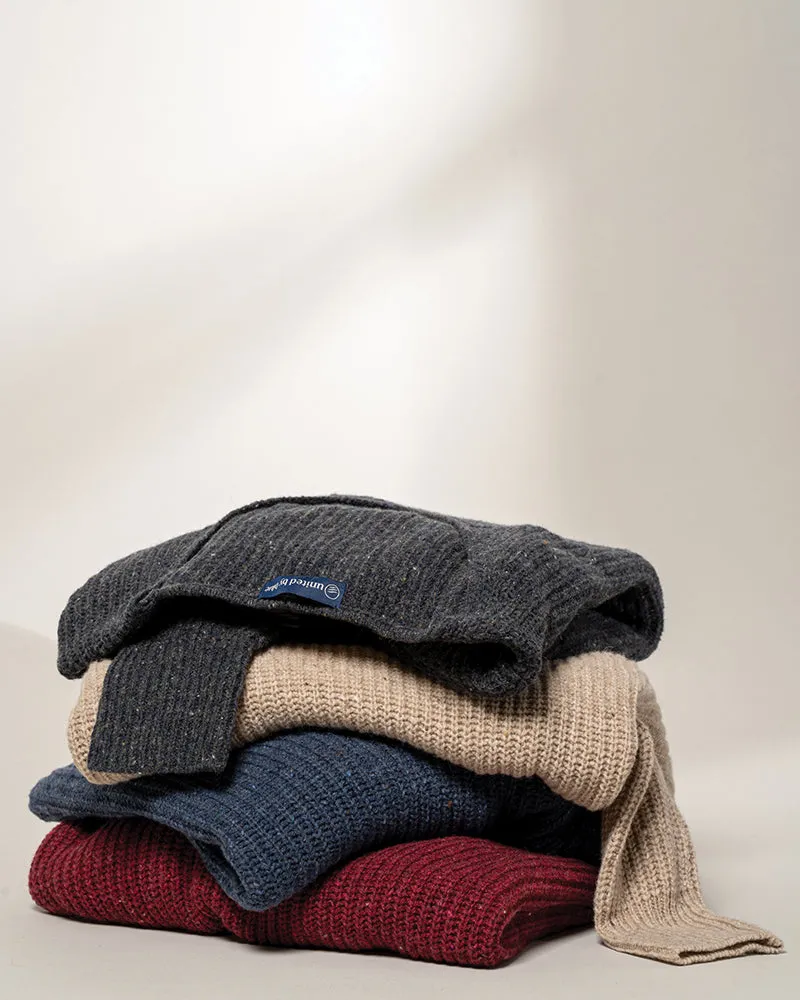 Recycled Wool V-Neck Sweater