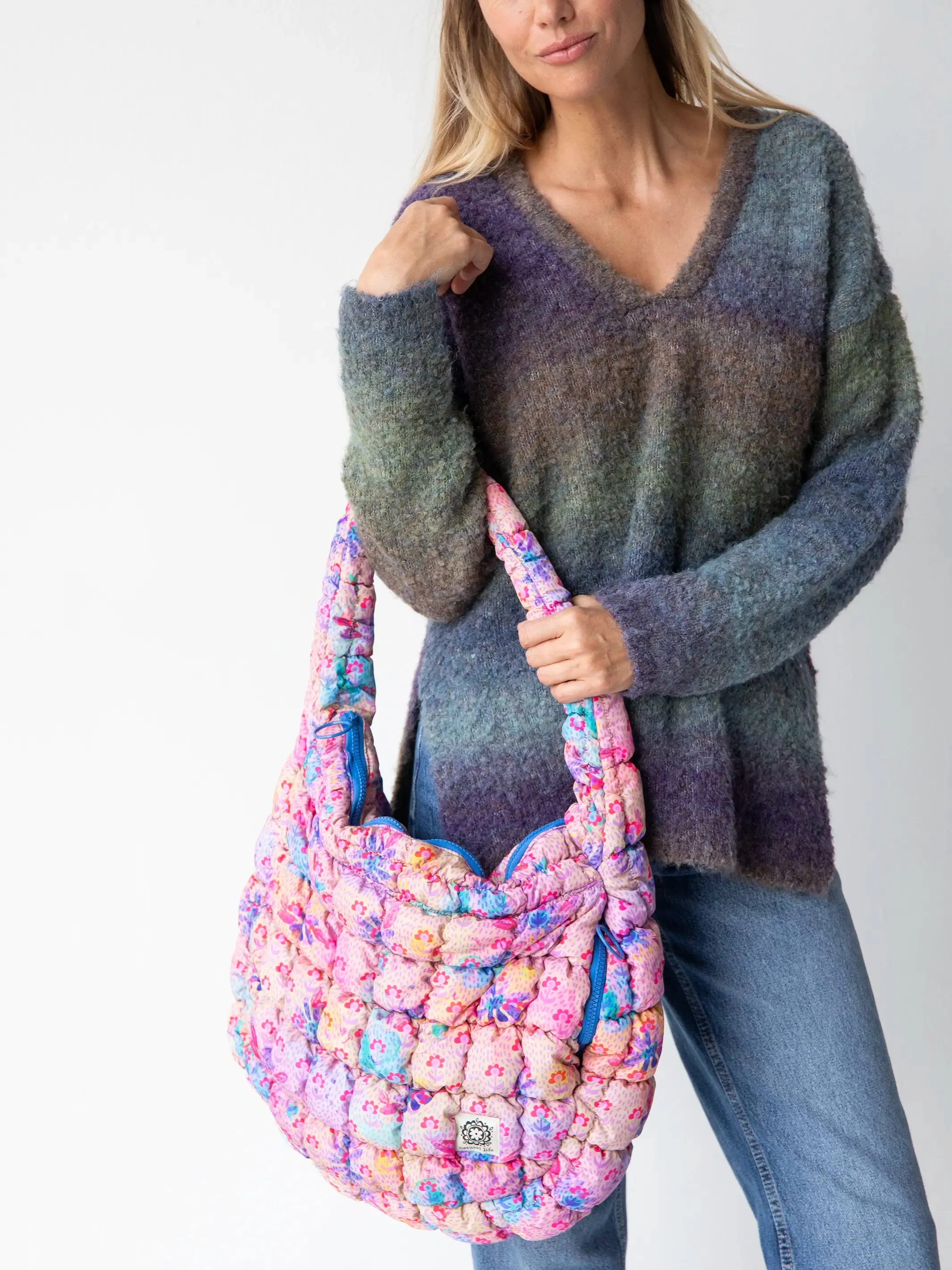 Snuggle Up V-Neck Sweater - Navy