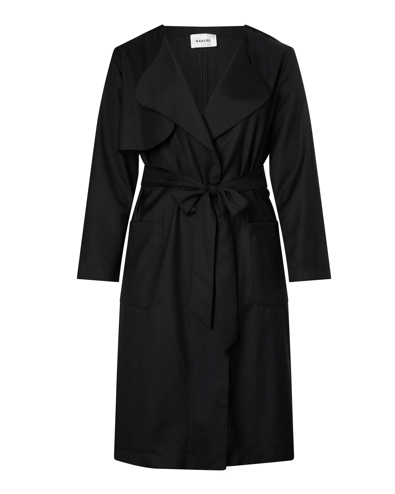 Soft Trench Jacket | Black