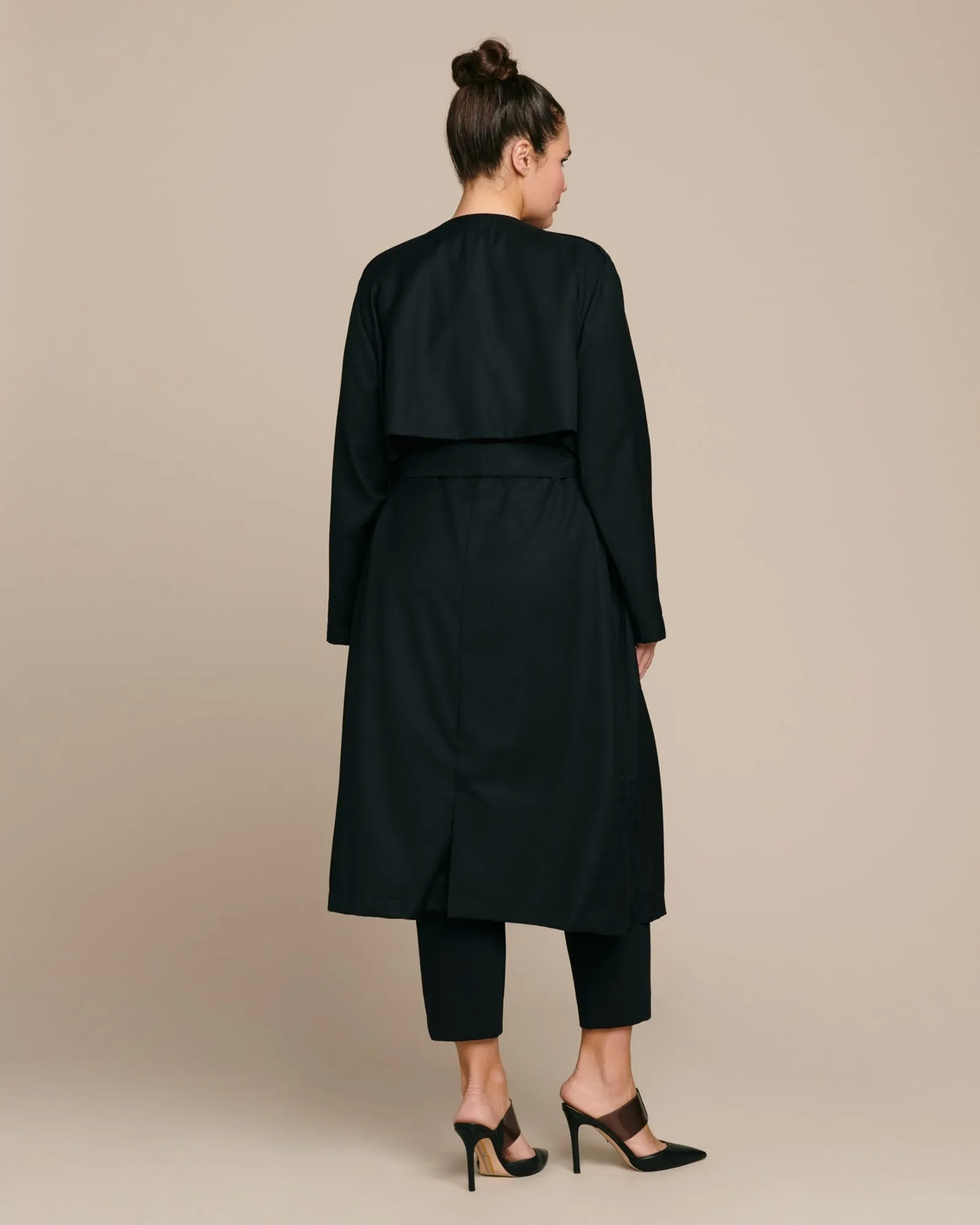 Soft Trench Jacket | Black