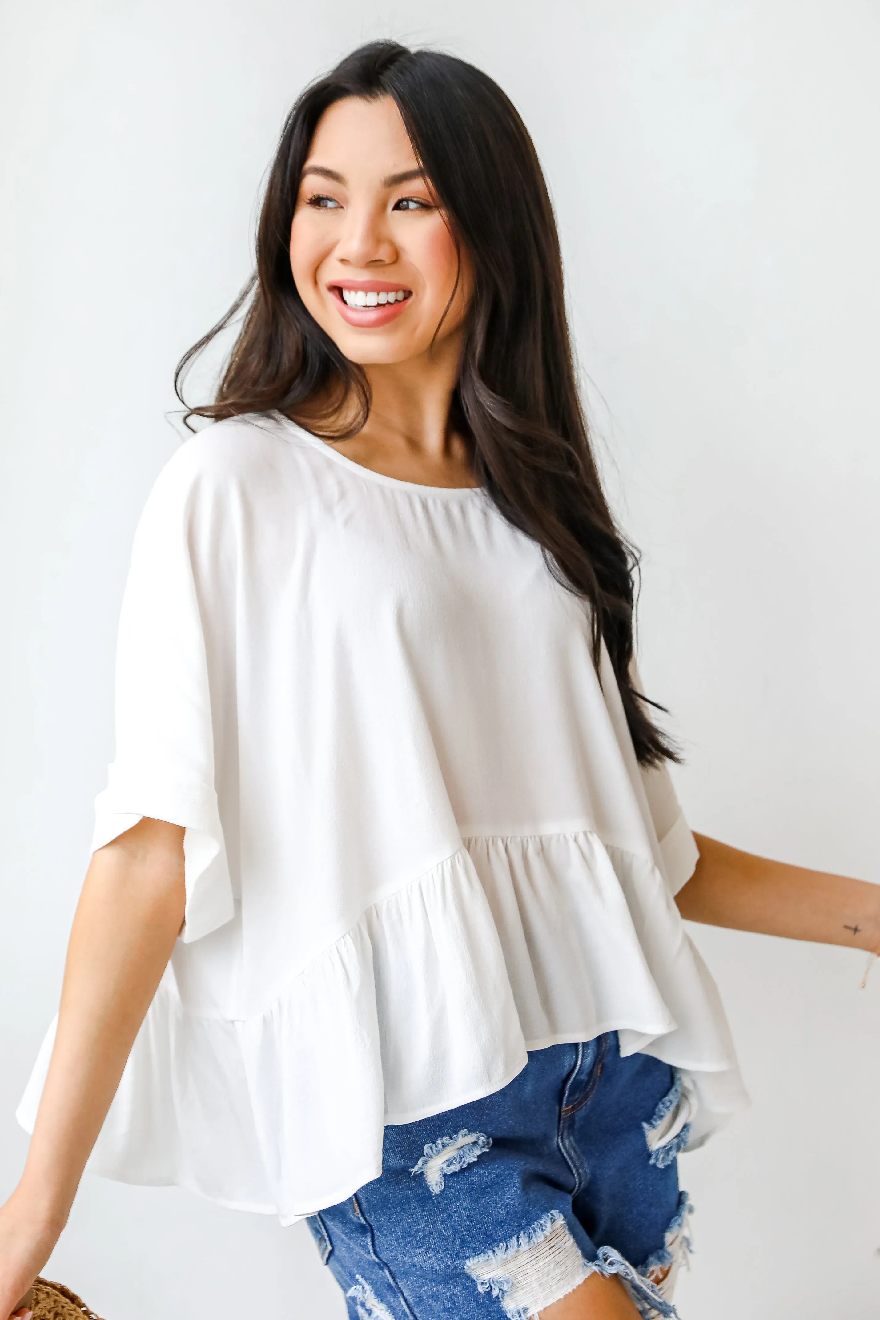 Spring For You Peplum Blouse