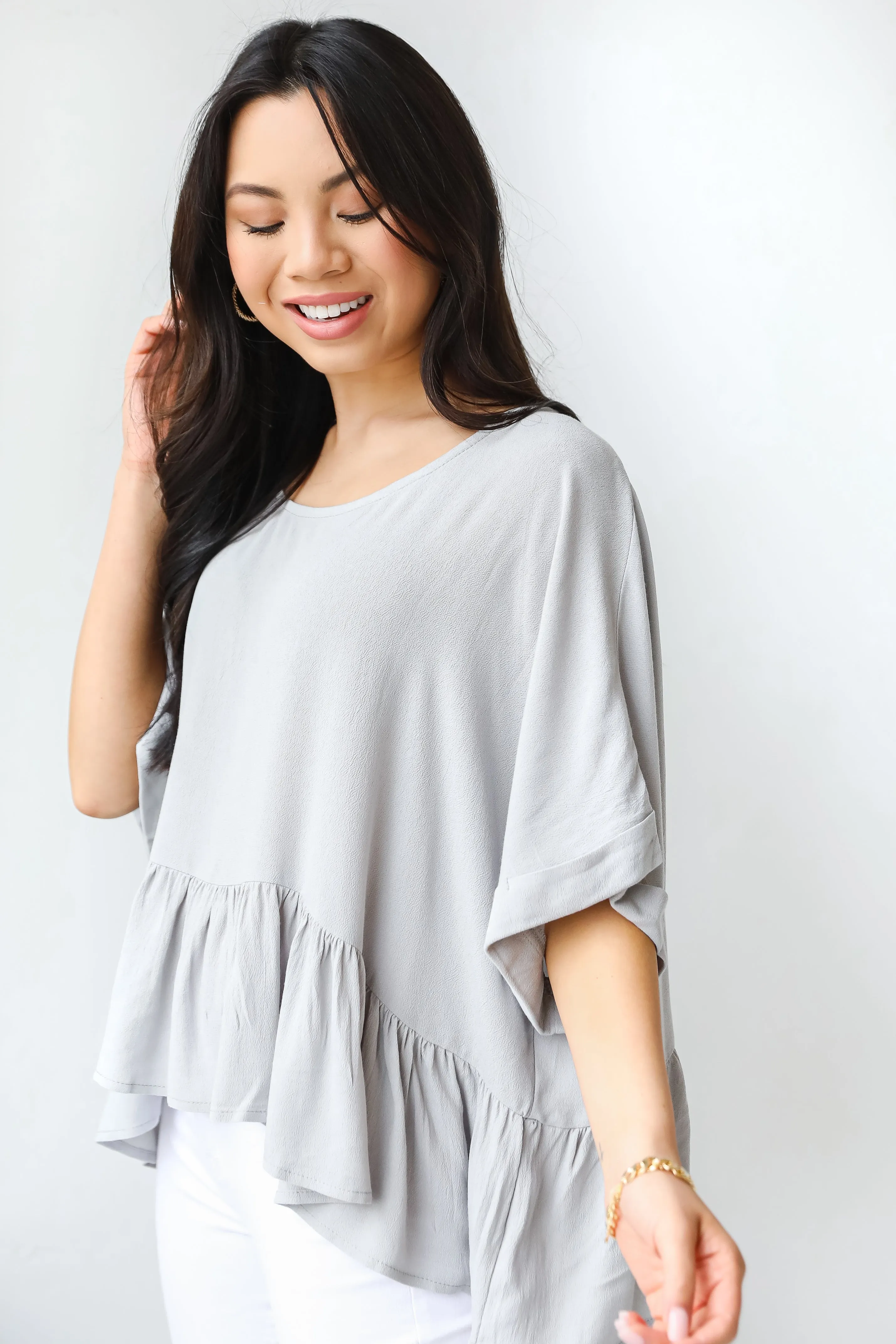Spring For You Peplum Blouse