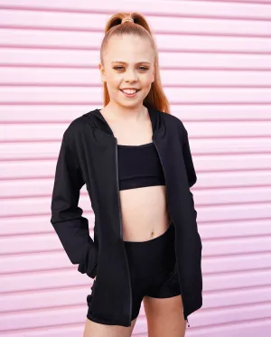 Studio 7, Lightweight Jacket, Black, Childs, CJAC01