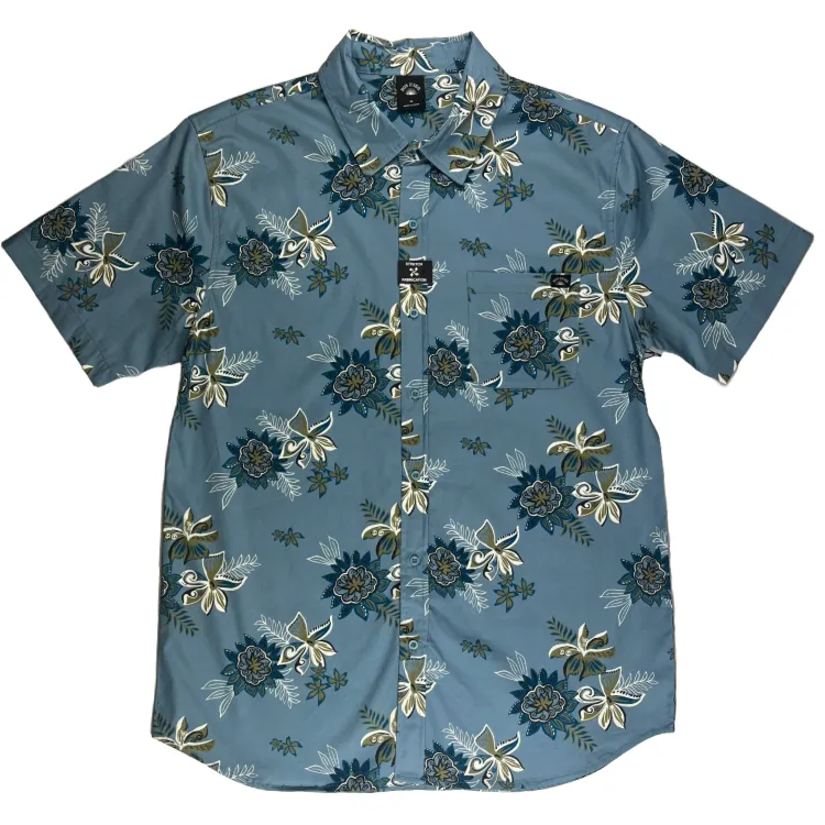 SunDiego Fiesta Short Sleeve Woven - Light Blue