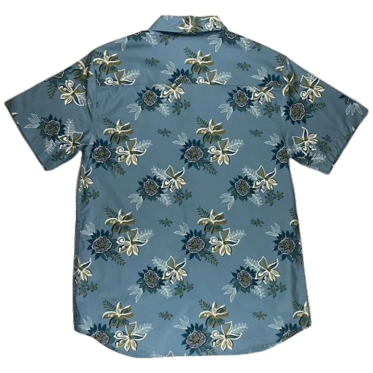 SunDiego Fiesta Short Sleeve Woven - Light Blue