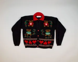 Teddy Bear Love-Small Christmas Sweater