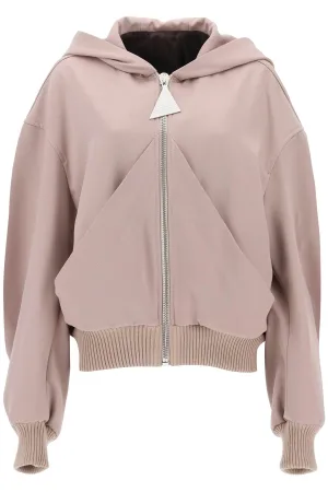 The Attico oversized hooded bomber jacket