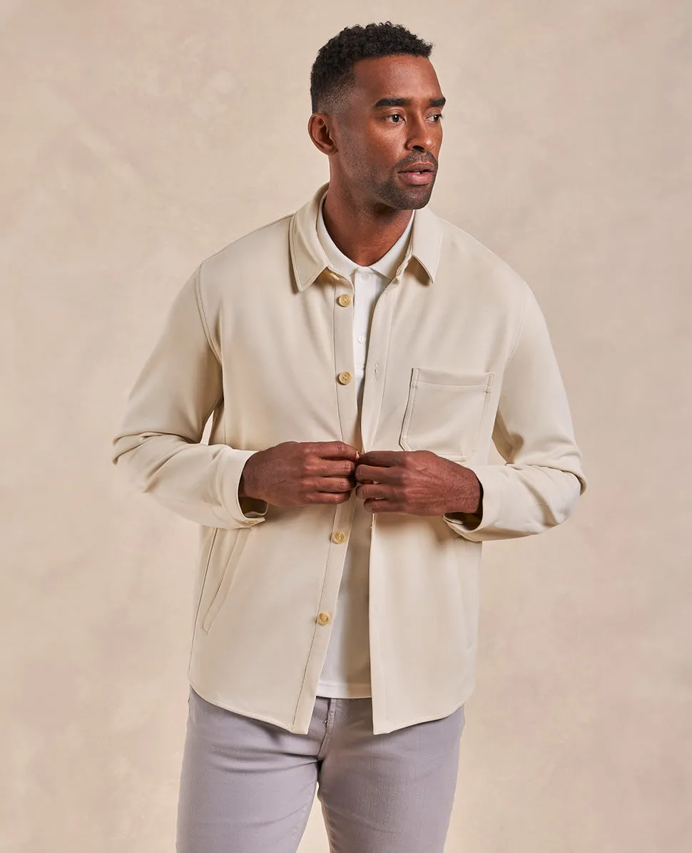 The Noah - Double Knit Chore Coat - Ivory