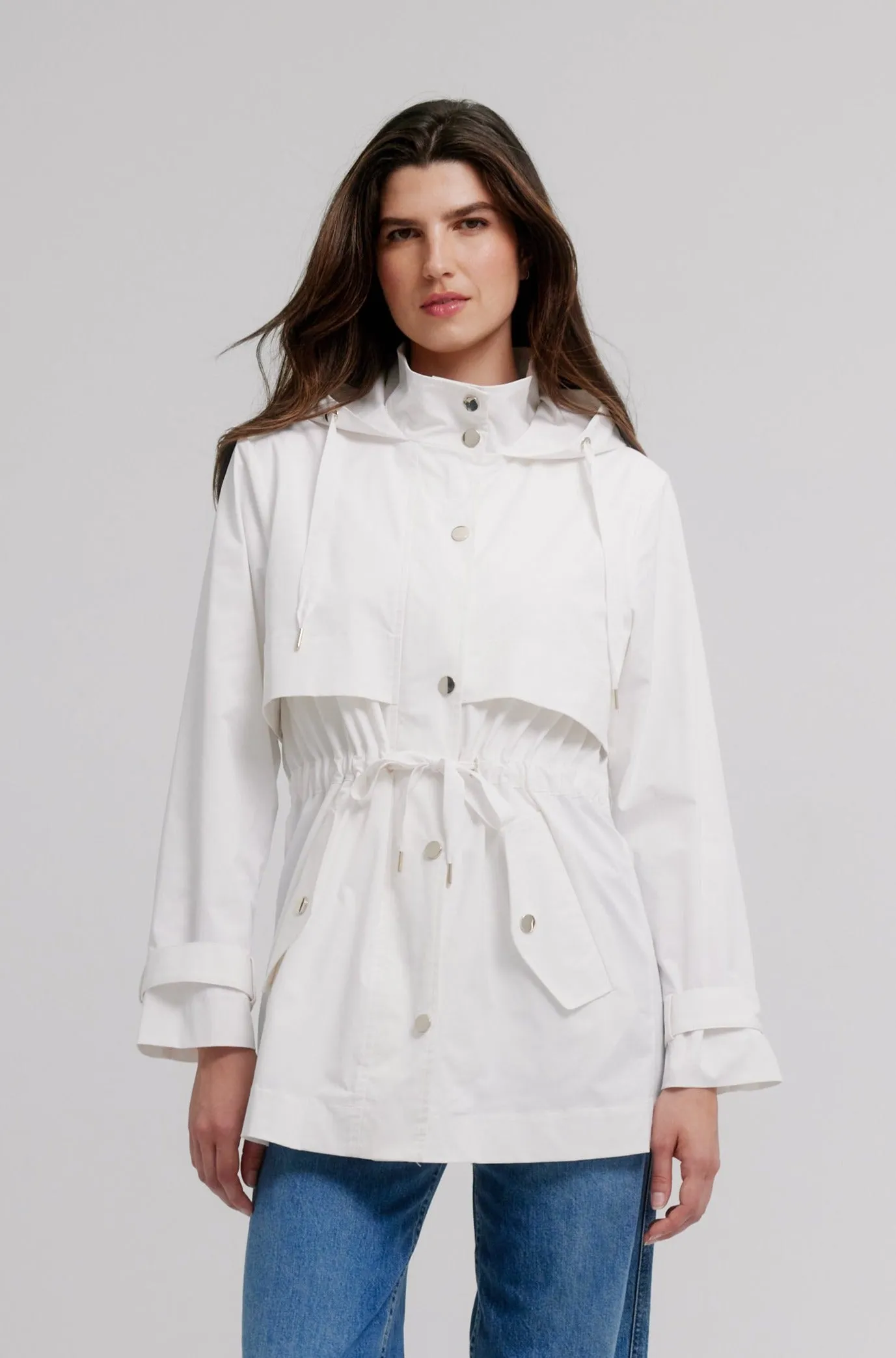 Trench Style Anorak W/ Storm Flap