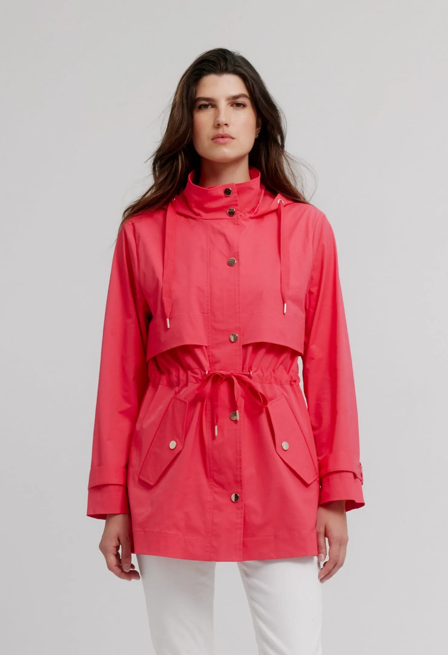 Trench Style Anorak W/ Storm Flap
