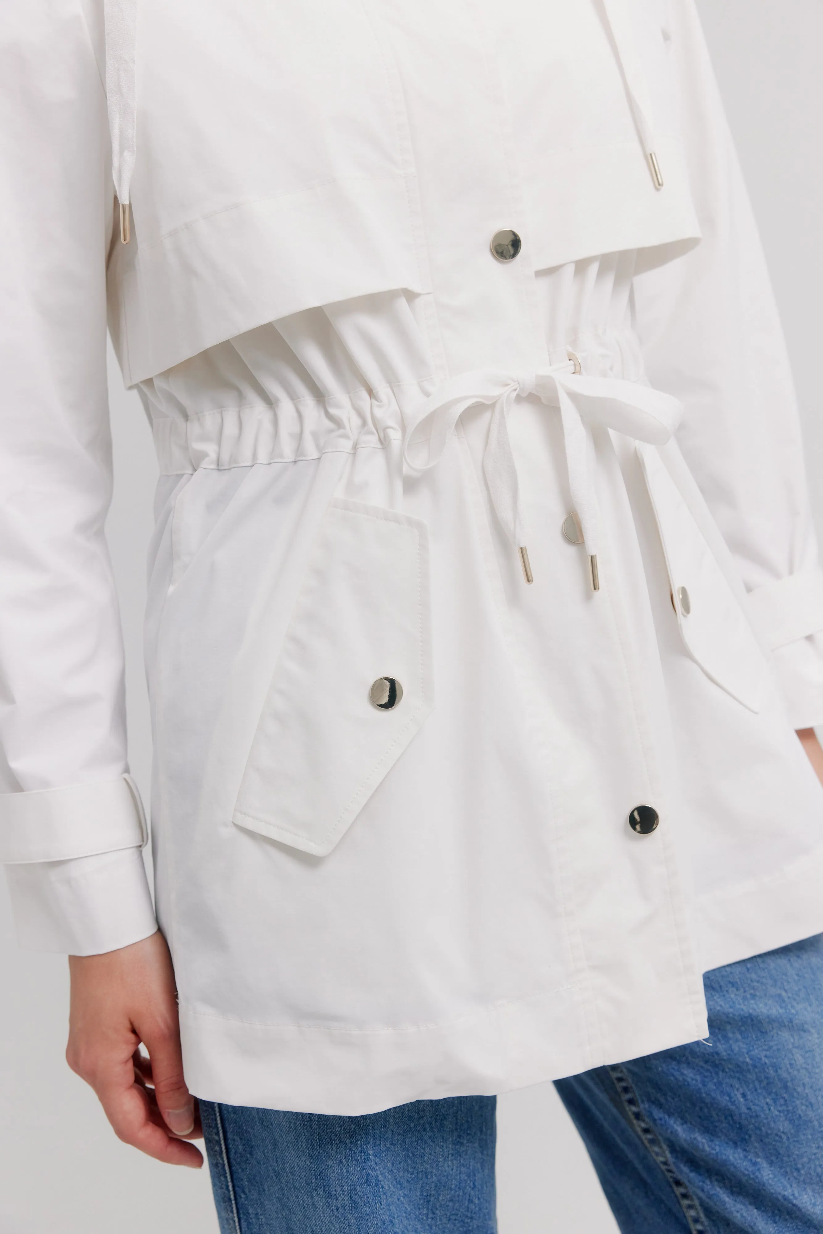 Trench Style Anorak W/ Storm Flap