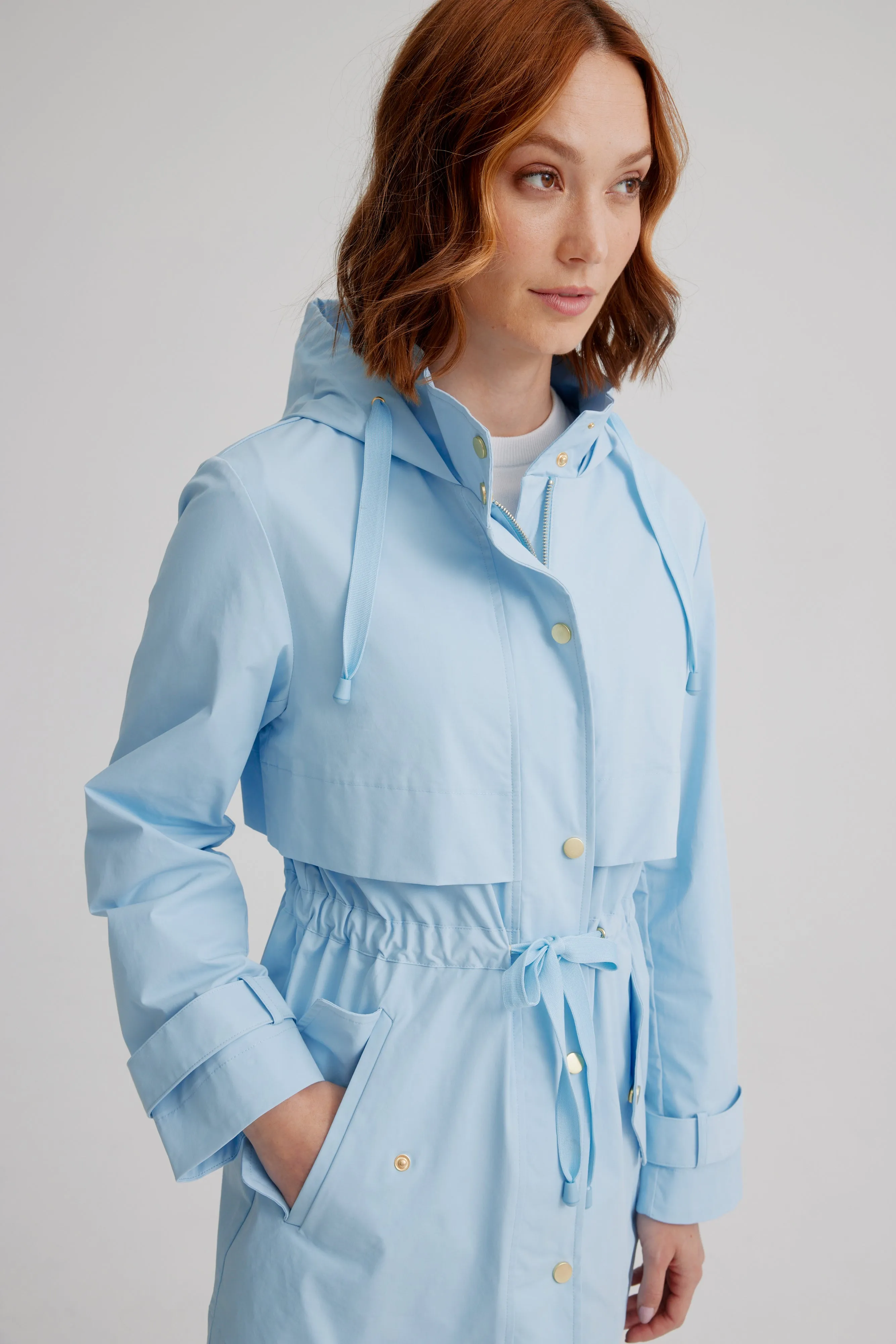 Trench Style Anorak W/ Storm Flap