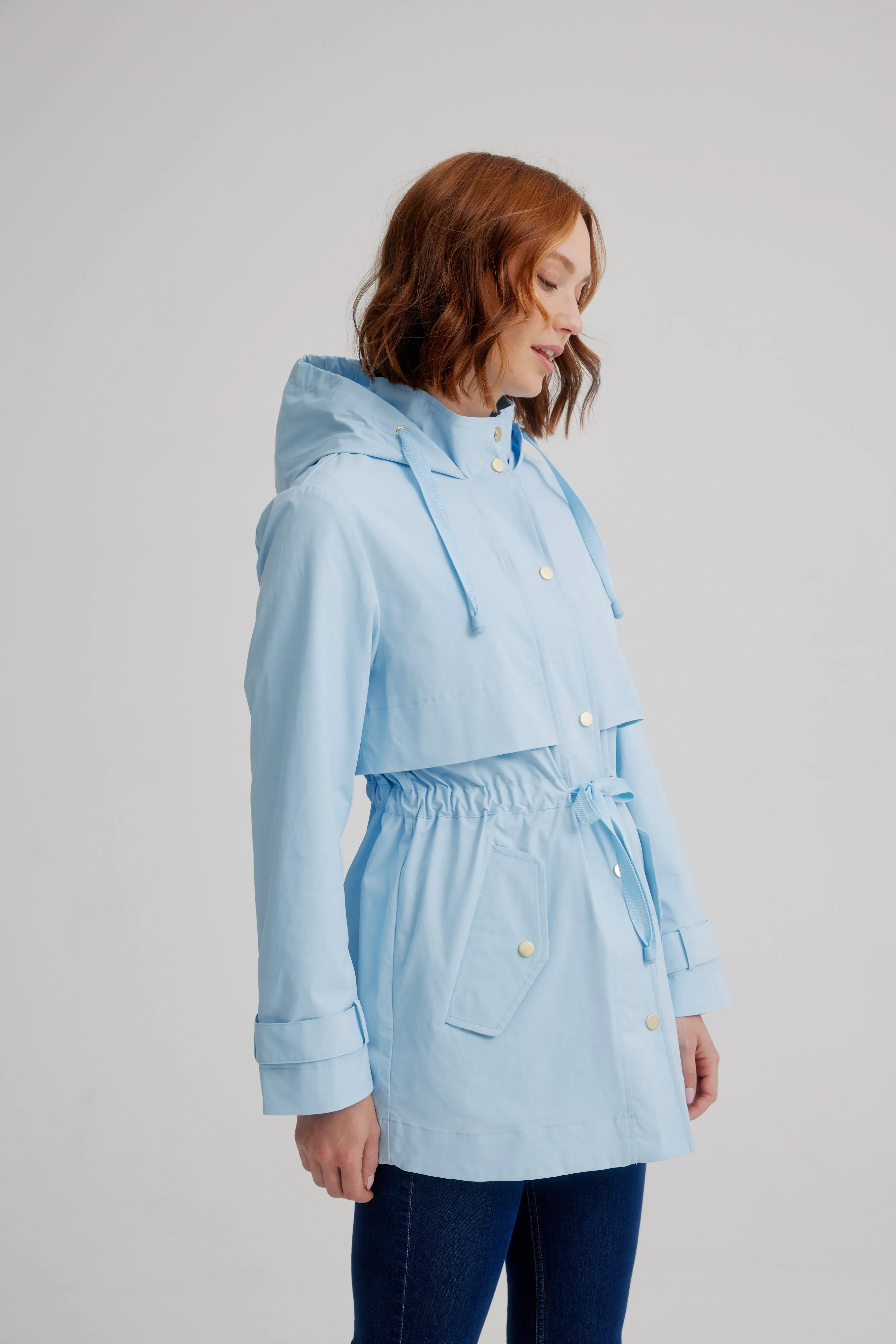 Trench Style Anorak W/ Storm Flap