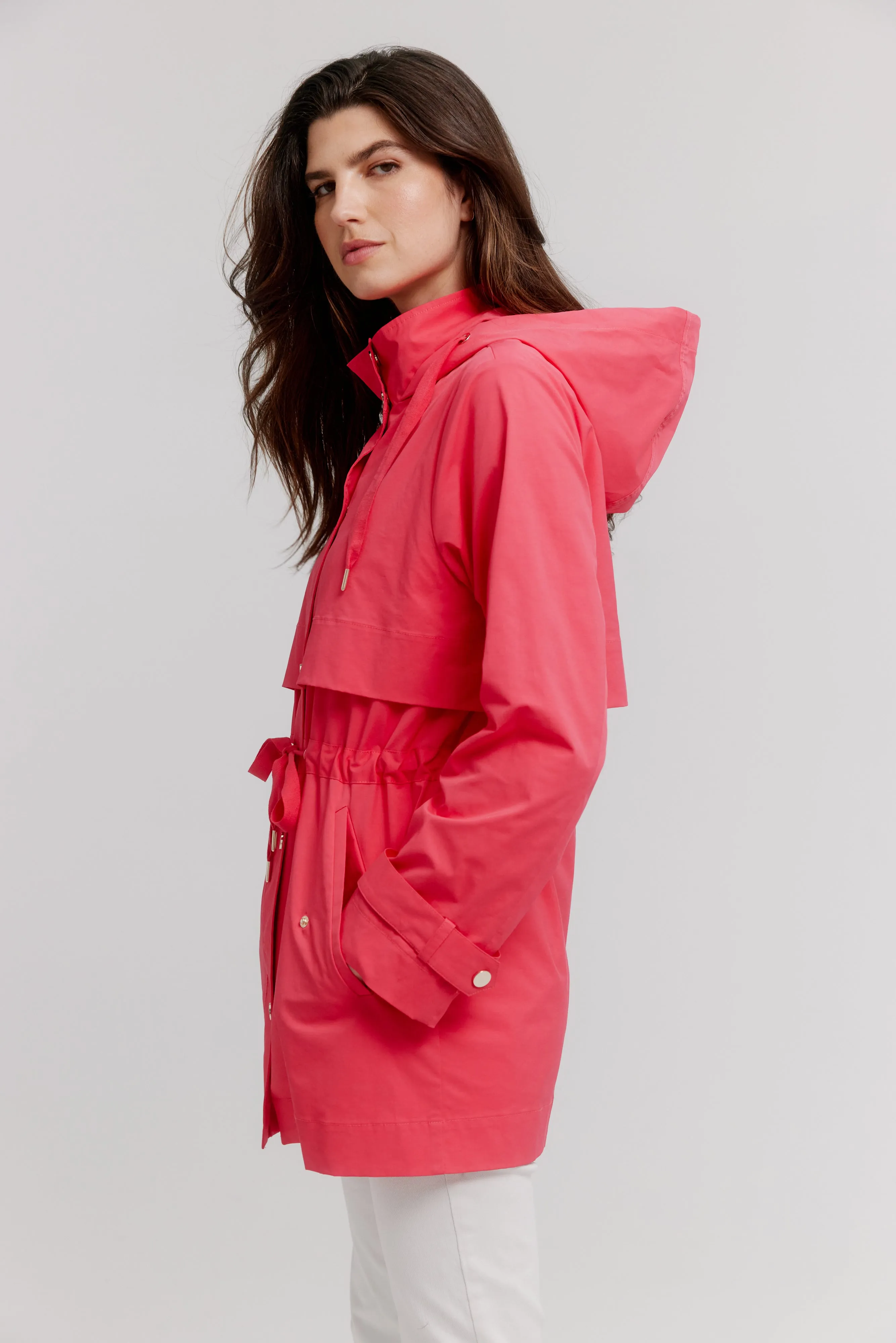 Trench Style Anorak W/ Storm Flap